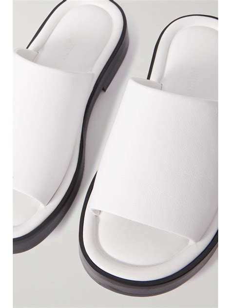 ferragamo slides replica|FERRAGAMO Giunone leather slides .